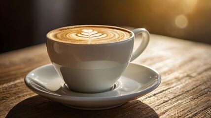 Fototapeta premium cup of coffee with chocolate