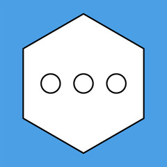 Set of blank white speech bubble in flat design, chatting box, message box icon. Balloon doodle style of thinking sign symbol. Speech bubble isolated on background. Communication, Discussion and Text