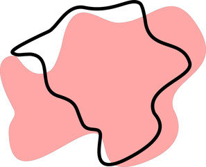 Background blob ellipse 18