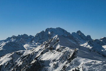 ski resort in the alps