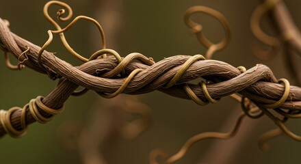 Obraz premium Twisted Vine Closeup