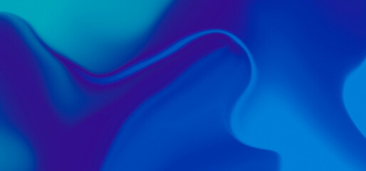 Fluid Abstract Blue Background with Smooth Gradient Waves and Soft Light Effects Creating a Calm Modern Design