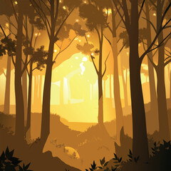 a-misty-forest-at-sunrise-with-golden-light-filter.eps