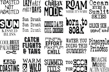 summer svg png Bundle, summer typography t-shirt design bundle, summer typewriter svg png, retro summer svg png, summer vector, illustration, line art, graphics, print 