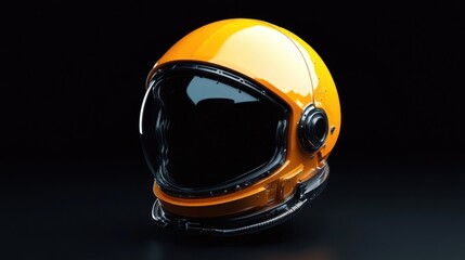 Sci fi helmet astronaut vivid hues render