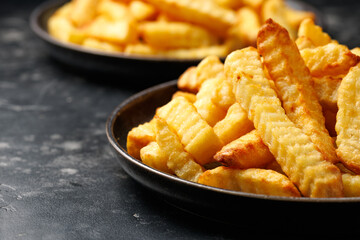 Homemade Crinkle Cut French Fries