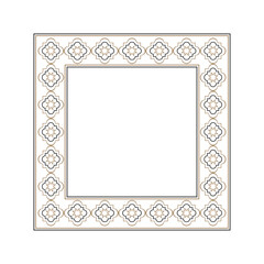 Decorative frame in greek style.