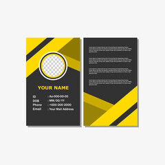 Professional Employee ID Card Design