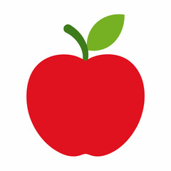 Food apple silhouette vector illustrator