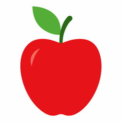 Food apple silhouette vector illustrator