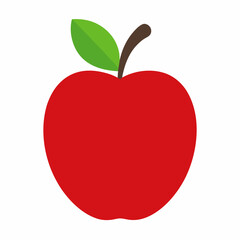 Food apple silhouette vector illustrator