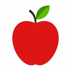 Food apple silhouette vector illustrator