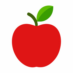 Food apple silhouette vector illustrator