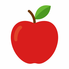 Food apple silhouette vector illustrator