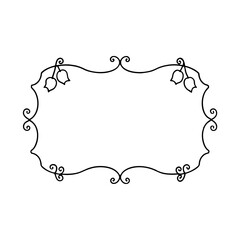 Seasonal bliss frame silhouette.