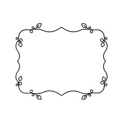 Seasonal bliss frame silhouette.