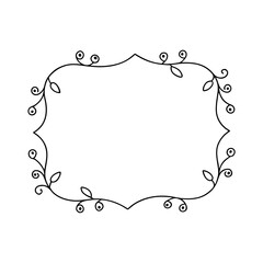 Seasonal bliss frame silhouette.