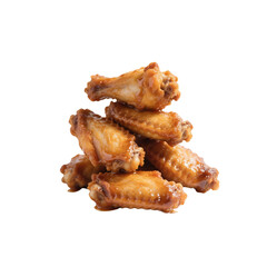 Delicious BBQ Chicken Wings A mouthwatering image of perfectly cooked and glazed chicken wings