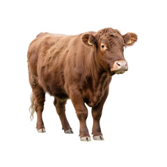 Majestic Brown Cow A Stunning Portrait of Cattle