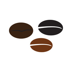 coffee bean icon vector