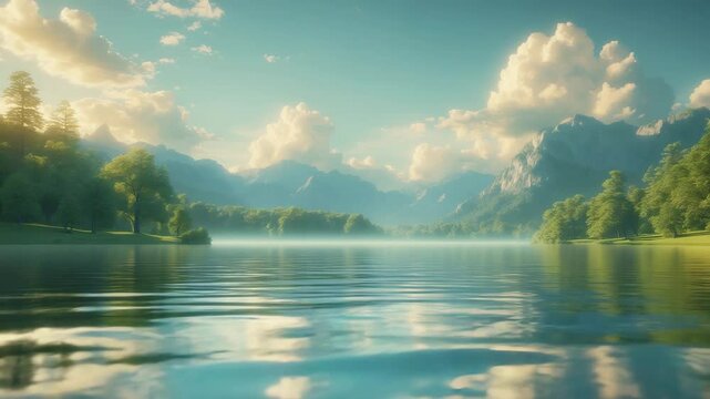 A videograph of a lake
