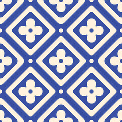seamless vector pattern floral geometric for textile fabric wallpaper scrapbooking background