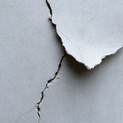 Fractured facade: A study of decay, revealing structural distress with delicate degradation