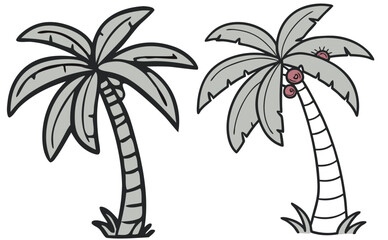 palm tree vector illustration