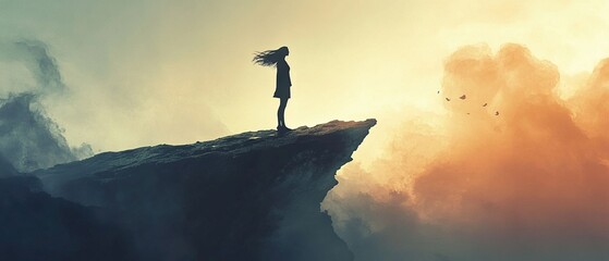 Solitude on a Clifftop