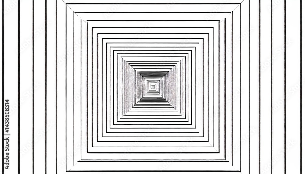 Poster dynamic geometric patterns abstract space photography minimalist design symmetrical perspective visu