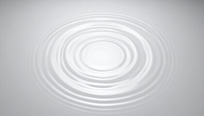 Obraz premium Creating ripples water drop action minimalist concept digital art environment calm viewpoint