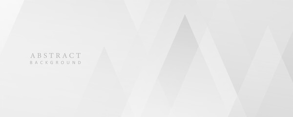 Fototapeta premium Abstract white and gray triangle vector background. texture white pattern. Vector Eps10