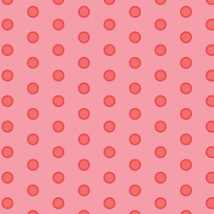  seamless pattern polka dot pattern set against a soft pink background
