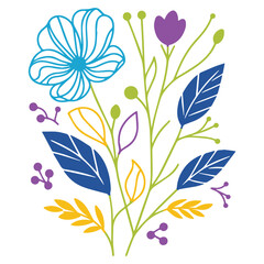 Floral sketch pattern. Minimalist botanical design. Hand drawn flowers. One line floral artwork. Fine print cushion pattern.