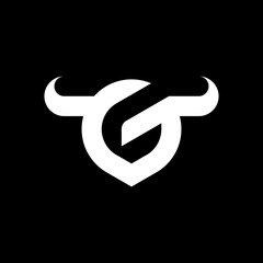 letter G bull logo