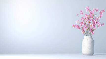 Naklejka premium Simple floral arrangement in a vase