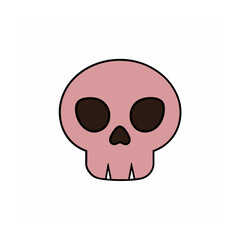 Fototapeta premium Halloween Vector Clipart Spooky Halloween Illustrations on White Background