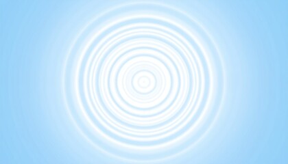 Rippling water circles serene blue background digital artwork calm environment abstract viewpoint fluid motion concept