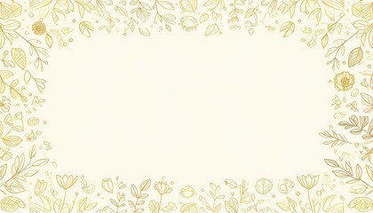 Creative floral frame design nature graphics light background artistic viewpoint inspiration for invitations or crafts