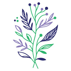 Fototapeta premium One line flower artwork. Botanical outline sketch. Minimalist floral design. Hand drawn flowers. Modern cushion pattern.
