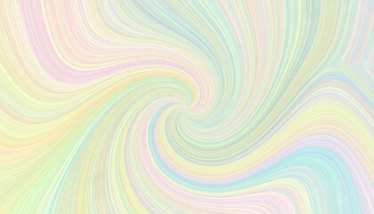 Fototapeta premium Swirling abstract art piece digital creation soft pastel colors tranquil environment close-up view modern concept