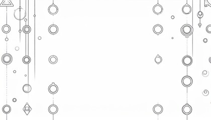 Fototapeta premium Creating geometric patterns digital art minimalist style abstract environment top-down view modern design concepts