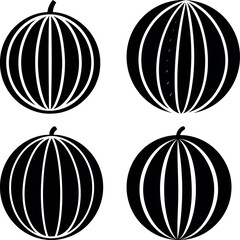 watermelon vector silhouette