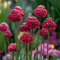 Stunning Clusters of Deep Red Flowers