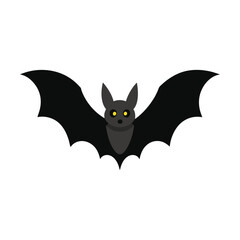 A bat colorful vector art illustration