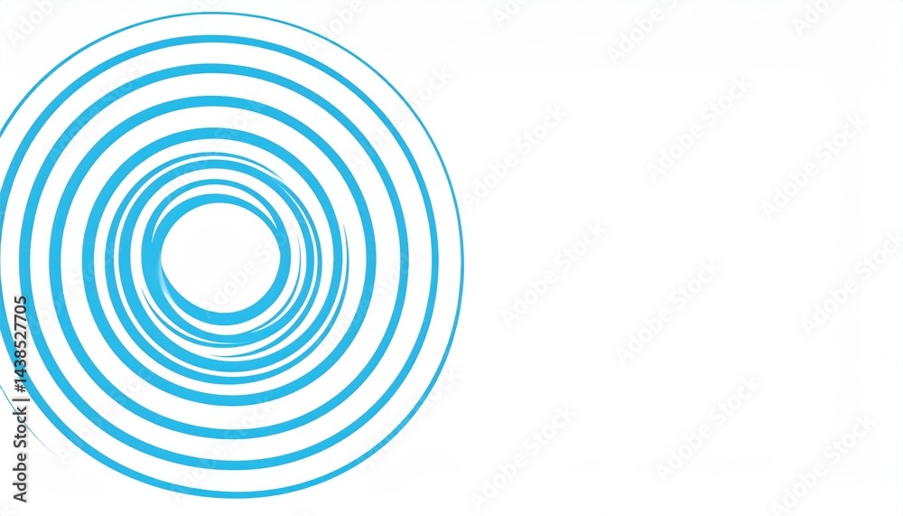 Poster dynamic circular patterns visual design digital artwork abstract environment artistic perspective mo