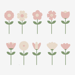 Obraz premium flowers illustration