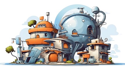 Fototapeta premium High Quality Vector Cartoon Illustration for Professional Design Projects