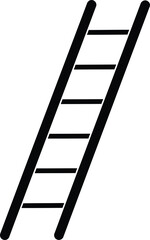 Black and White Vector Ladder Graphic © Tharindu