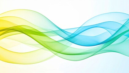 Obraz premium Flowing waves of colorful curves abstract art digital design vibrant environment aerial view creative concept